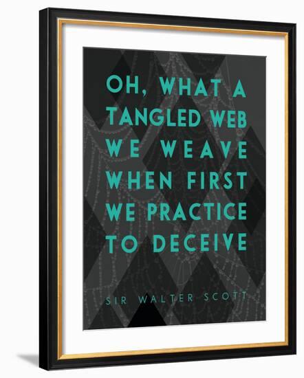 What a Tangled Web We Weave-James Hager-Framed Art Print