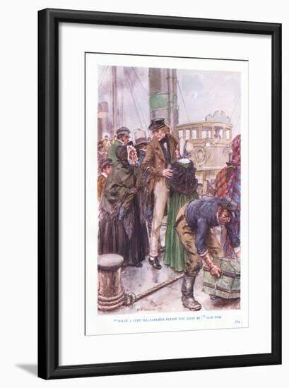 "What a Very Ill-Natured Person You Must Be" Said Tom-Charles Edmund Brock-Framed Giclee Print