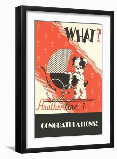 What? Another One? Dog with Pram-null-Framed Art Print