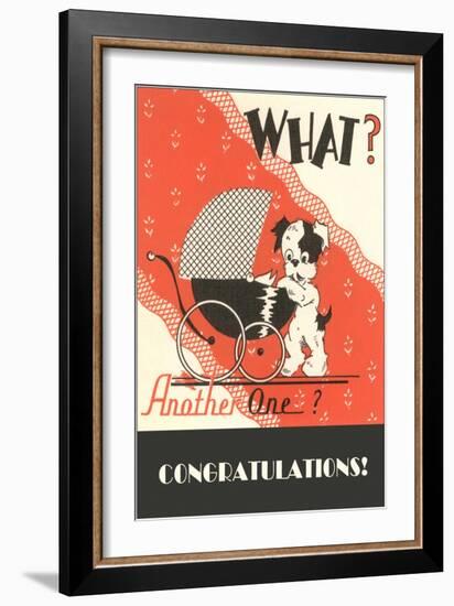 What? Another One? Dog with Pram-null-Framed Art Print