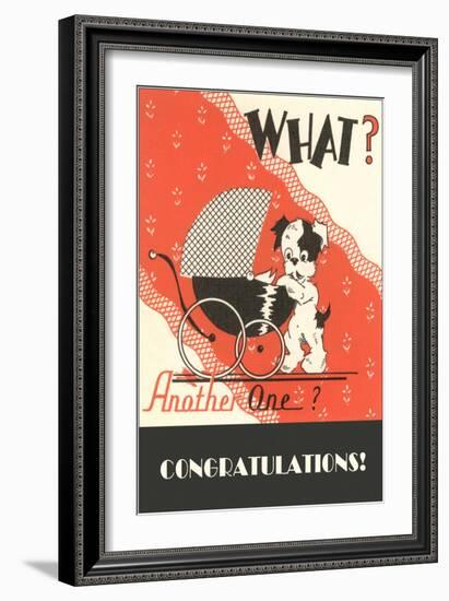 What? Another One? Dog with Pram-null-Framed Art Print