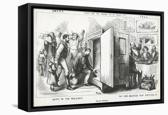 What Are You Going to Do About It , from Harpers Weekly, 14th October 1871-Thomas Nast-Framed Premier Image Canvas