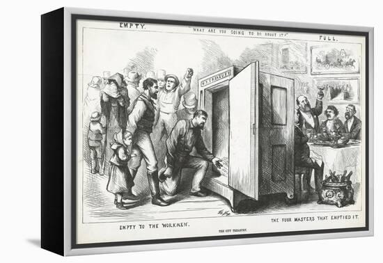 What Are You Going to Do About It , from Harpers Weekly, 14th October 1871-Thomas Nast-Framed Premier Image Canvas