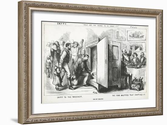 What Are You Going to Do About It , from Harpers Weekly, 14th October 1871-Thomas Nast-Framed Giclee Print