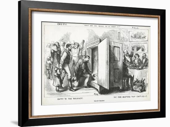 What Are You Going to Do About It , from Harpers Weekly, 14th October 1871-Thomas Nast-Framed Giclee Print