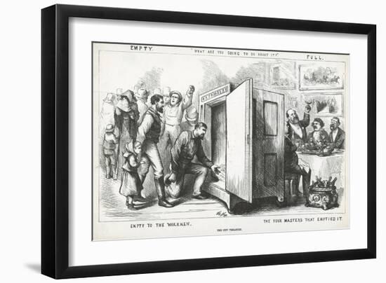 What Are You Going to Do About It , from Harpers Weekly, 14th October 1871-Thomas Nast-Framed Giclee Print