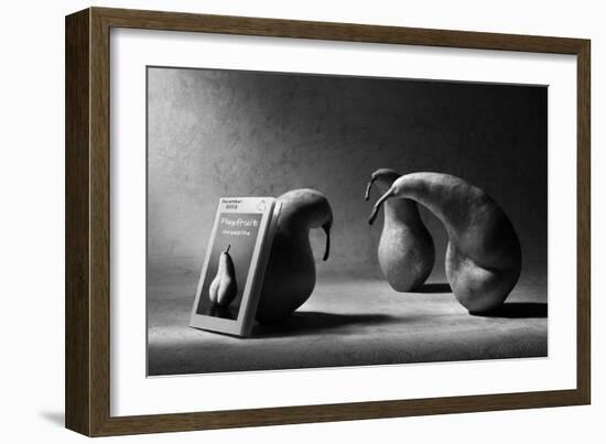 What are You Reading, Son?!-Victoria Ivanova-Framed Photographic Print