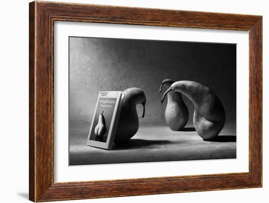 What are You Reading, Son?!-Victoria Ivanova-Framed Photographic Print