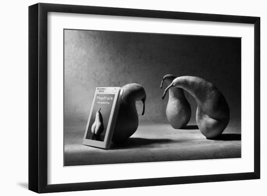 What are You Reading, Son?!-Victoria Ivanova-Framed Photographic Print