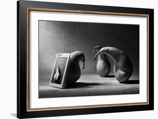 What are You Reading, Son?!-Victoria Ivanova-Framed Photographic Print