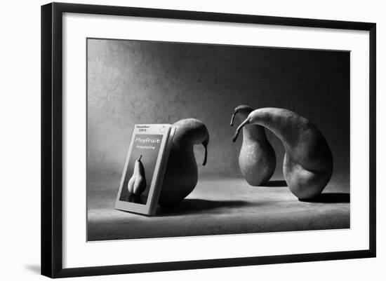 What are You Reading, Son?!-Victoria Ivanova-Framed Photographic Print