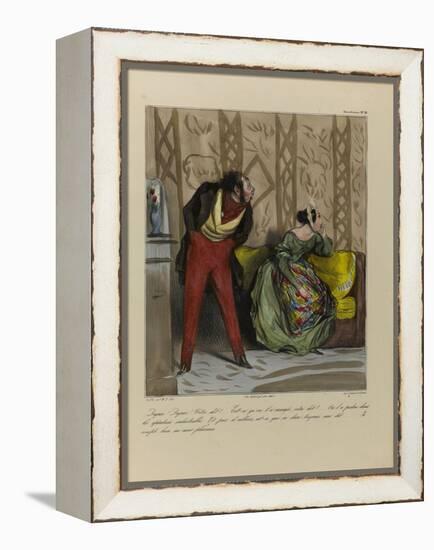 What are You Saying? We Spent All Your Dowry-Honore Daumier-Framed Premier Image Canvas