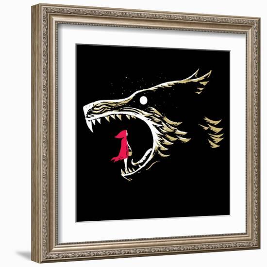 What Big Teeth You Have-Michael Buxton-Framed Art Print