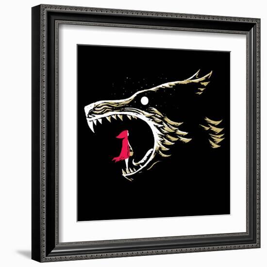 What Big Teeth You Have-Michael Buxton-Framed Art Print