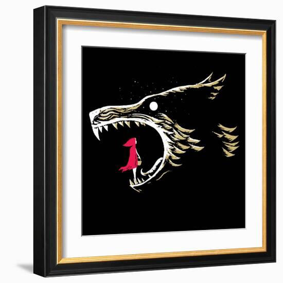 What Big Teeth You Have-Michael Buxton-Framed Art Print