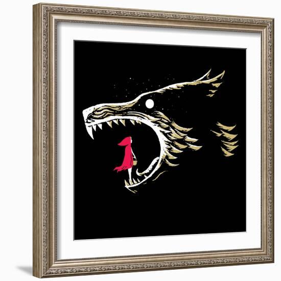 What Big Teeth You Have-Michael Buxton-Framed Art Print
