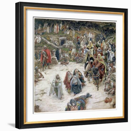 What Christ Saw from the Cross, Illustration for 'The Life of Christ', C.1886-96-James Tissot-Framed Giclee Print