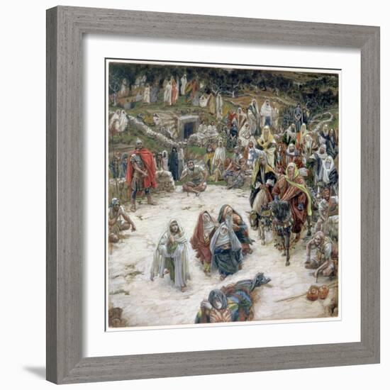 What Christ Saw from the Cross, Illustration for 'The Life of Christ', C.1886-96-James Tissot-Framed Giclee Print