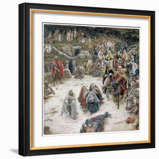 What Christ Saw from the Cross, Illustration for 'The Life of Christ', C.1886-96-James Tissot-Framed Giclee Print