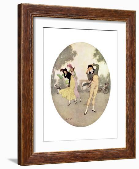 What Do You Think of Young Rouselle?, C1915-Edmund Dulac-Framed Giclee Print