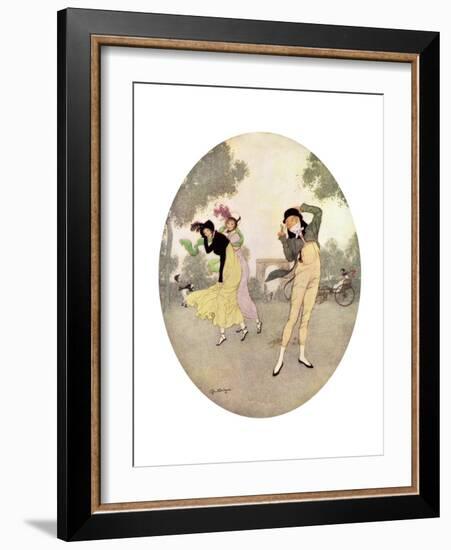 What Do You Think of Young Rouselle?, C1915-Edmund Dulac-Framed Giclee Print