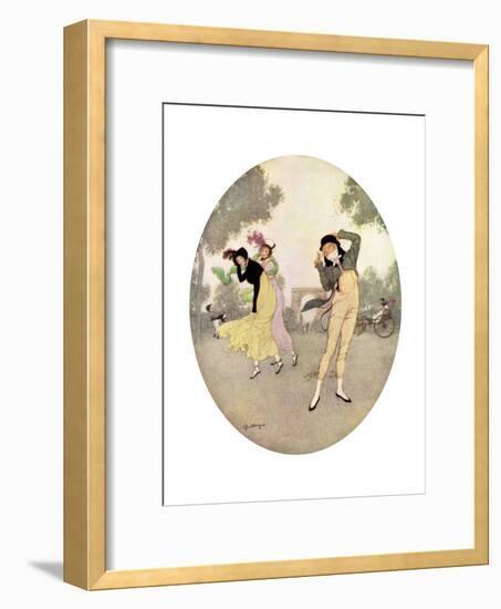 What Do You Think of Young Rouselle?, C1915-Edmund Dulac-Framed Giclee Print