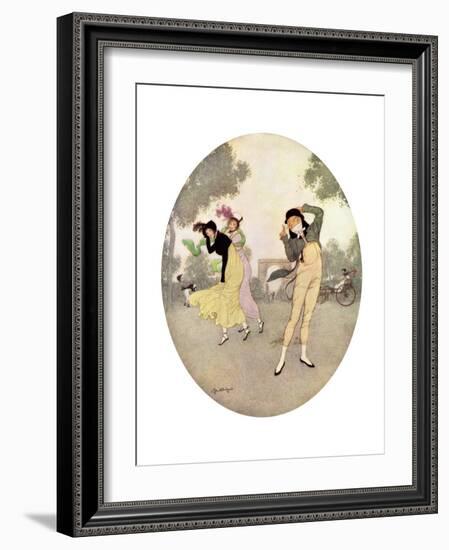 What Do You Think of Young Rouselle?, C1915-Edmund Dulac-Framed Giclee Print