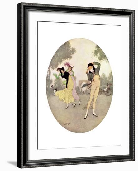 What Do You Think of Young Rouselle?, C1915-Edmund Dulac-Framed Giclee Print