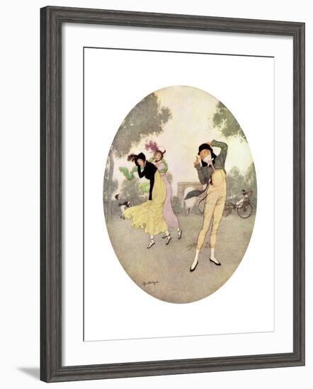 What Do You Think of Young Rouselle?, C1915-Edmund Dulac-Framed Giclee Print