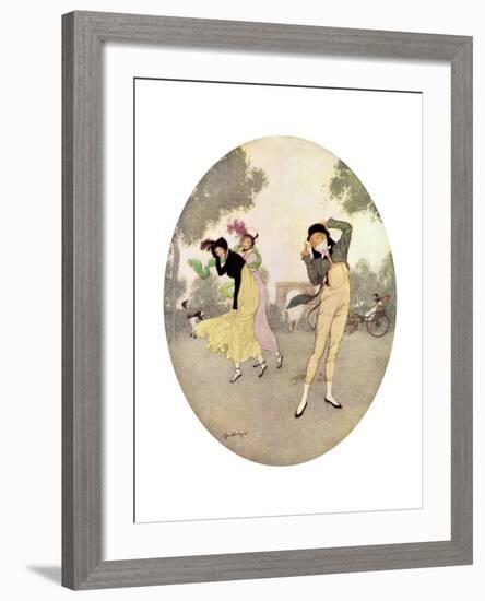 What Do You Think of Young Rouselle?, C1915-Edmund Dulac-Framed Giclee Print