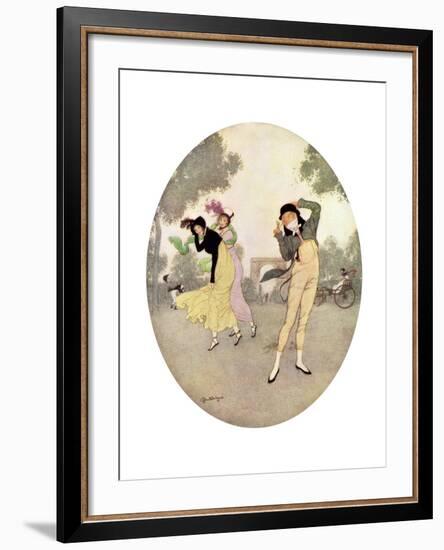 What Do You Think of Young Rouselle?, C1915-Edmund Dulac-Framed Giclee Print