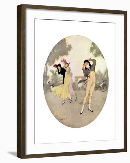 What Do You Think of Young Rouselle?, C1915-Edmund Dulac-Framed Giclee Print