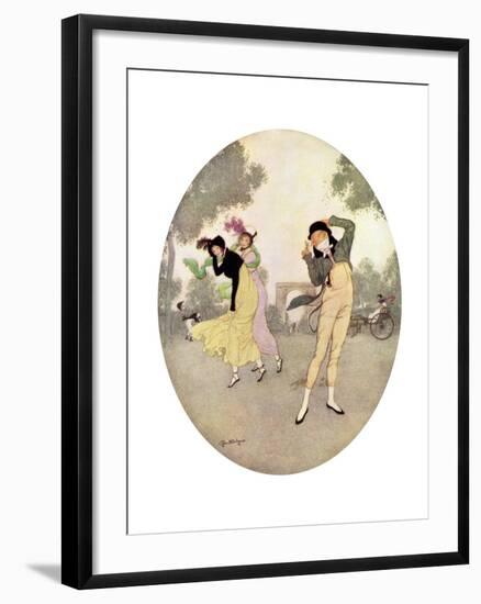 What Do You Think of Young Rouselle?, C1915-Edmund Dulac-Framed Giclee Print