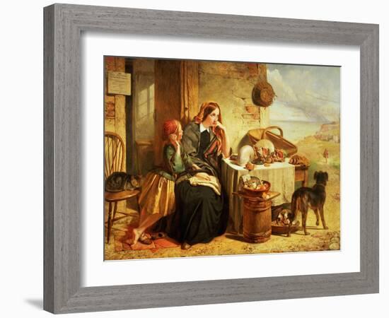 What Does the Sea Say?-Henry Courtney Selous-Framed Giclee Print