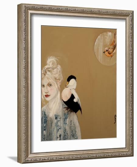 What Duck, 2017-Susan Adams-Framed Giclee Print