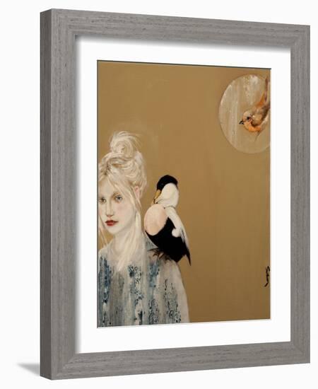 What Duck, 2017-Susan Adams-Framed Giclee Print