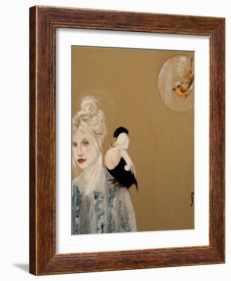 What Duck, 2017-Susan Adams-Framed Giclee Print