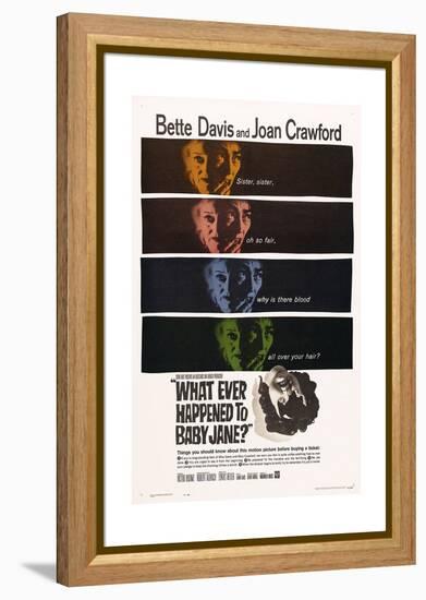 What Ever Happened To Baby Jane?, 1962, Directed by Robert Aldrich-null-Framed Premier Image Canvas