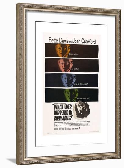 What Ever Happened To Baby Jane?, 1962, Directed by Robert Aldrich-null-Framed Giclee Print