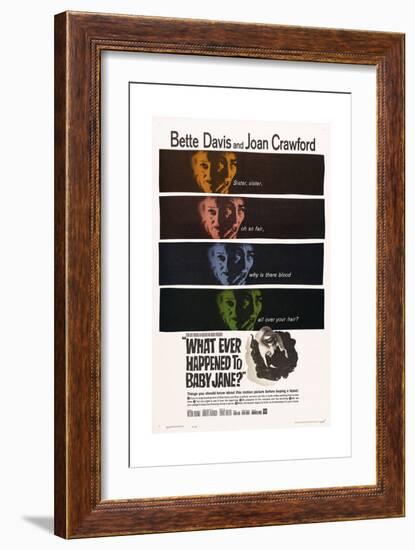 What Ever Happened To Baby Jane?, 1962, Directed by Robert Aldrich-null-Framed Giclee Print