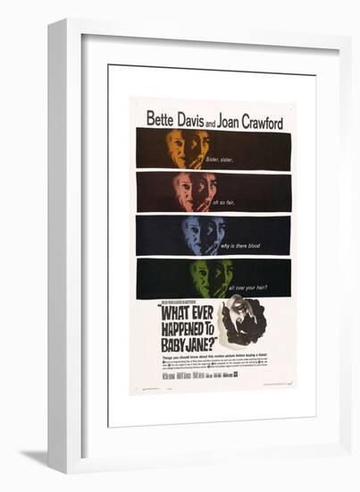 What Ever Happened To Baby Jane?, 1962, Directed by Robert Aldrich-null-Framed Giclee Print