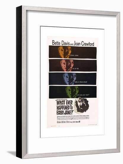 What Ever Happened To Baby Jane?, 1962, Directed by Robert Aldrich-null-Framed Giclee Print