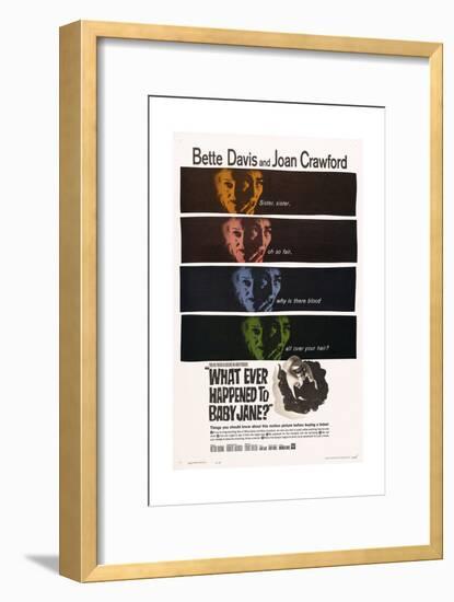 What Ever Happened To Baby Jane?, 1962, Directed by Robert Aldrich-null-Framed Giclee Print