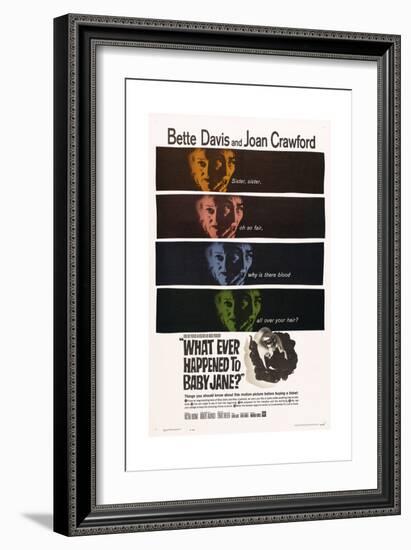 What Ever Happened To Baby Jane?, 1962, Directed by Robert Aldrich-null-Framed Giclee Print