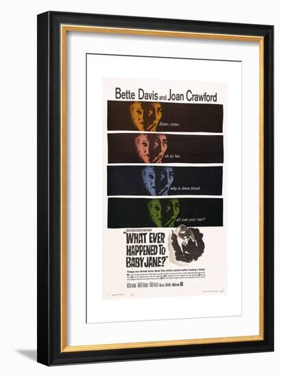 What Ever Happened To Baby Jane?, 1962, Directed by Robert Aldrich-null-Framed Giclee Print