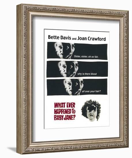 What Ever Happened To Baby Jane?, 1962, Directed by Robert Aldrich-null-Framed Giclee Print