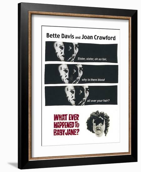 What Ever Happened To Baby Jane?, 1962, Directed by Robert Aldrich-null-Framed Giclee Print