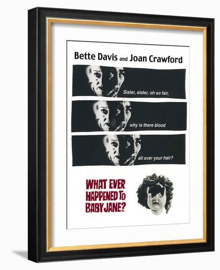 What Ever Happened To Baby Jane?, 1962, Directed by Robert Aldrich-null-Framed Giclee Print