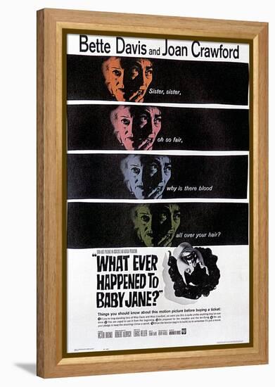 What Ever Happened to Baby Jane?, Bette Davis, Joan Crawford, 1962-null-Framed Stretched Canvas