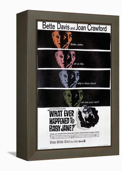 What Ever Happened to Baby Jane?, Bette Davis, Joan Crawford, 1962-null-Framed Stretched Canvas